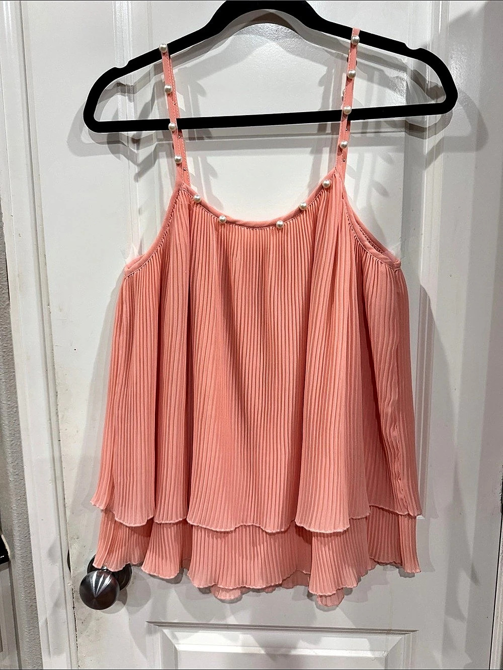 Pink Pleated Camisole Like New